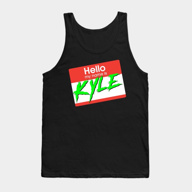 Hello! My name is KYLE Tank Top by giovanniiiii